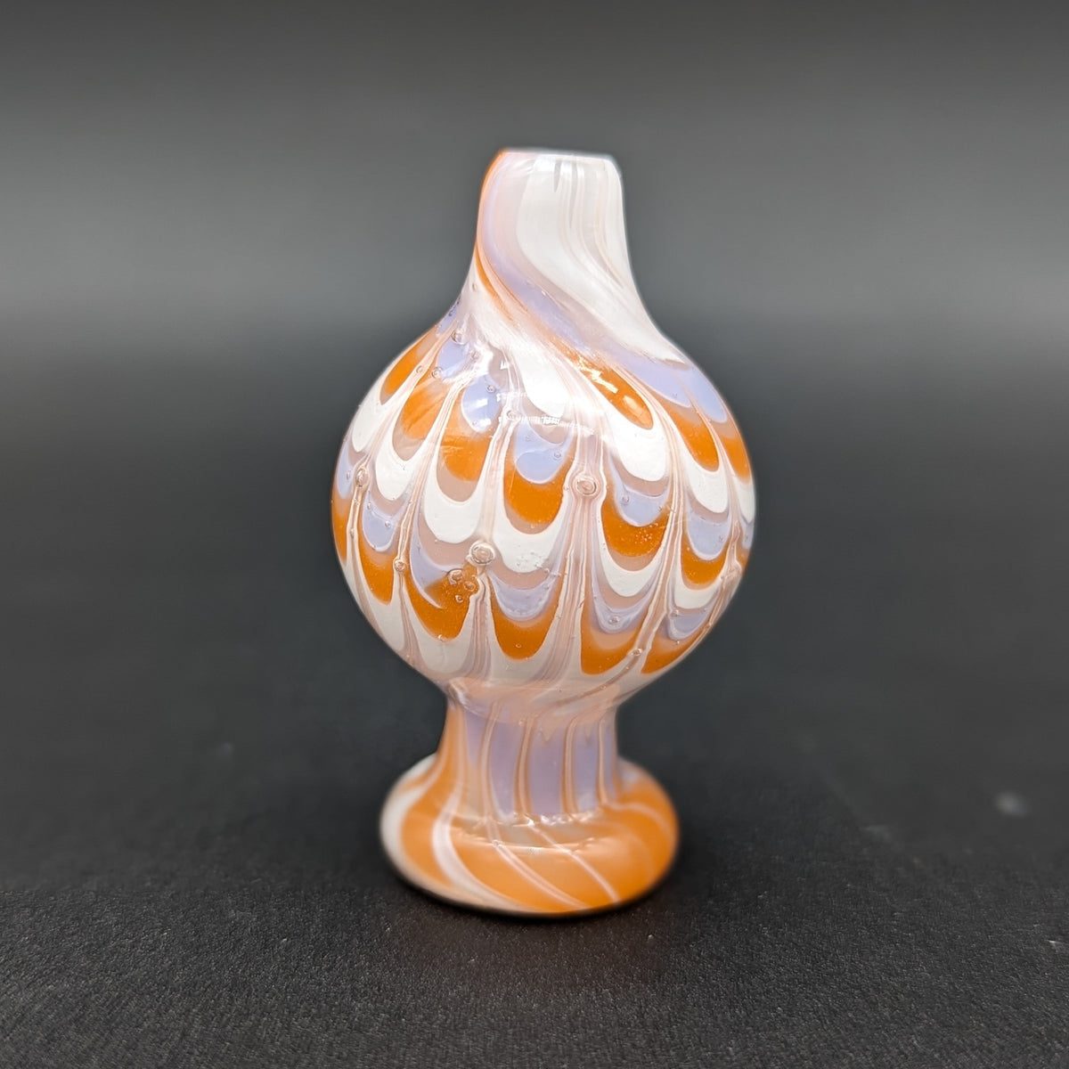 Marble Dip Swirl Ball Carb Cap | 27mm-Avernic Smoke Shop