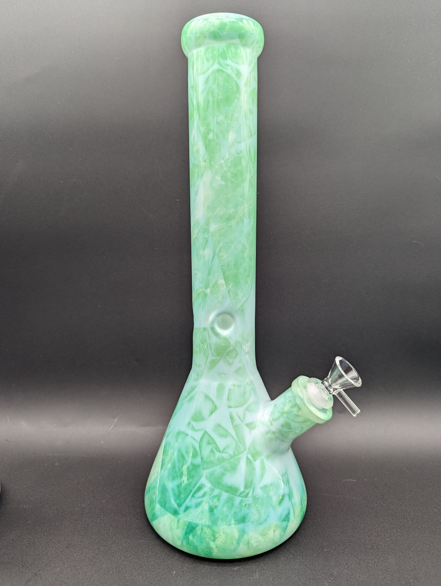 Marbled Color Glass Beaker Bongs-Avernic Smoke Shop