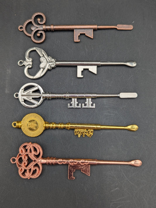 Metal Key Dab Tools-Meech Madness Smoke Shop