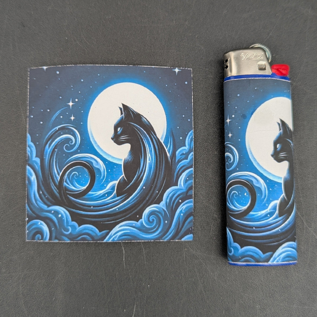 Midnight Glass Bic Lighter Wraps-Avernic Smoke Shop