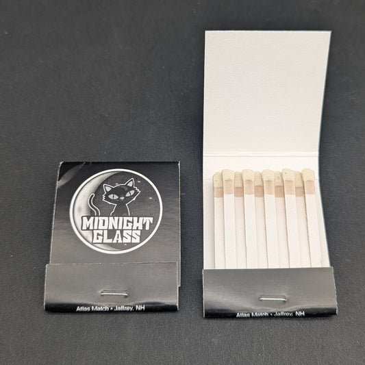 Midnight Glass Classic Matches 20ct-Avernic Smoke Shop