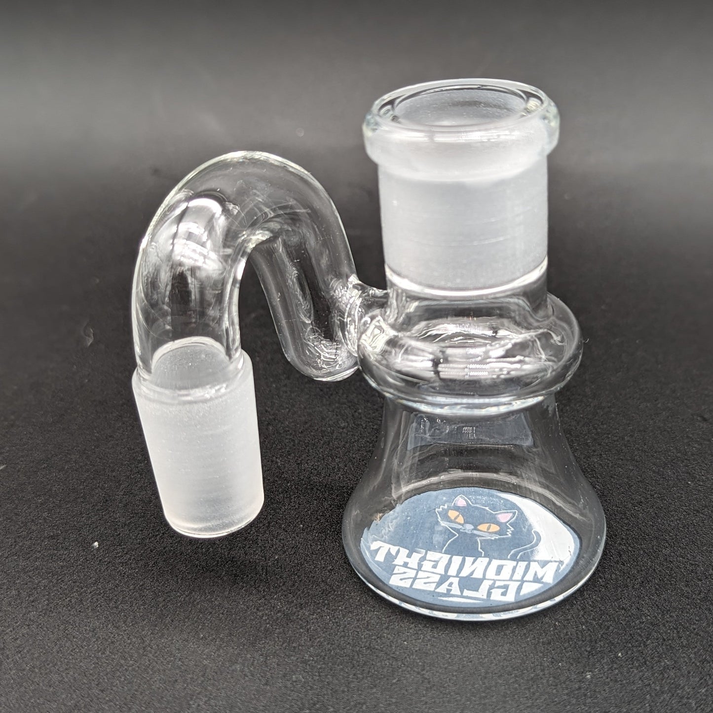 Midnight Glass Clear Dry Ash Catcher 18mm-Avernic Smoke Shop
