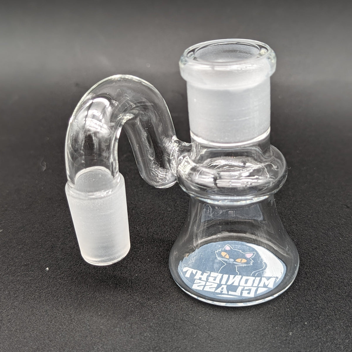 Midnight Glass Clear Dry Ash Catcher 18mm-Meech Madness Smoke Shop