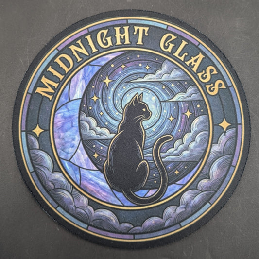 Midnight Glass "Cosmic Swirl" Dab Mat-Avernic Smoke Shop