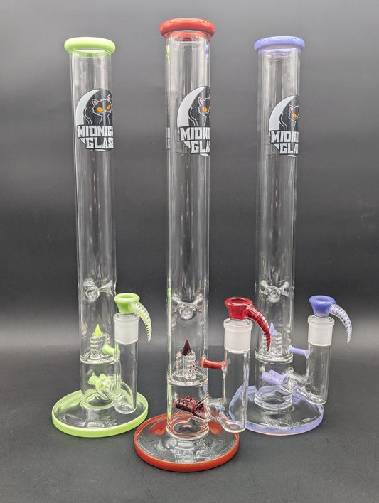 Midnight Glass Dual Inline + Inv3 Bong-Avernic Smoke Shop
