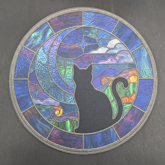 Midnight Glass "Stained Glass" Dab Mat-Avernic Smoke Shop