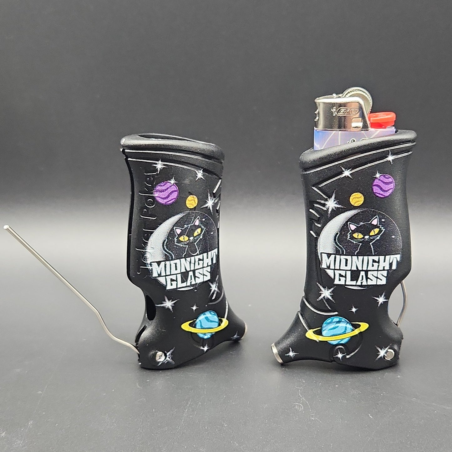 Midnight Glass Toker Poker Lighter Sleeve-Avernic Smoke Shop