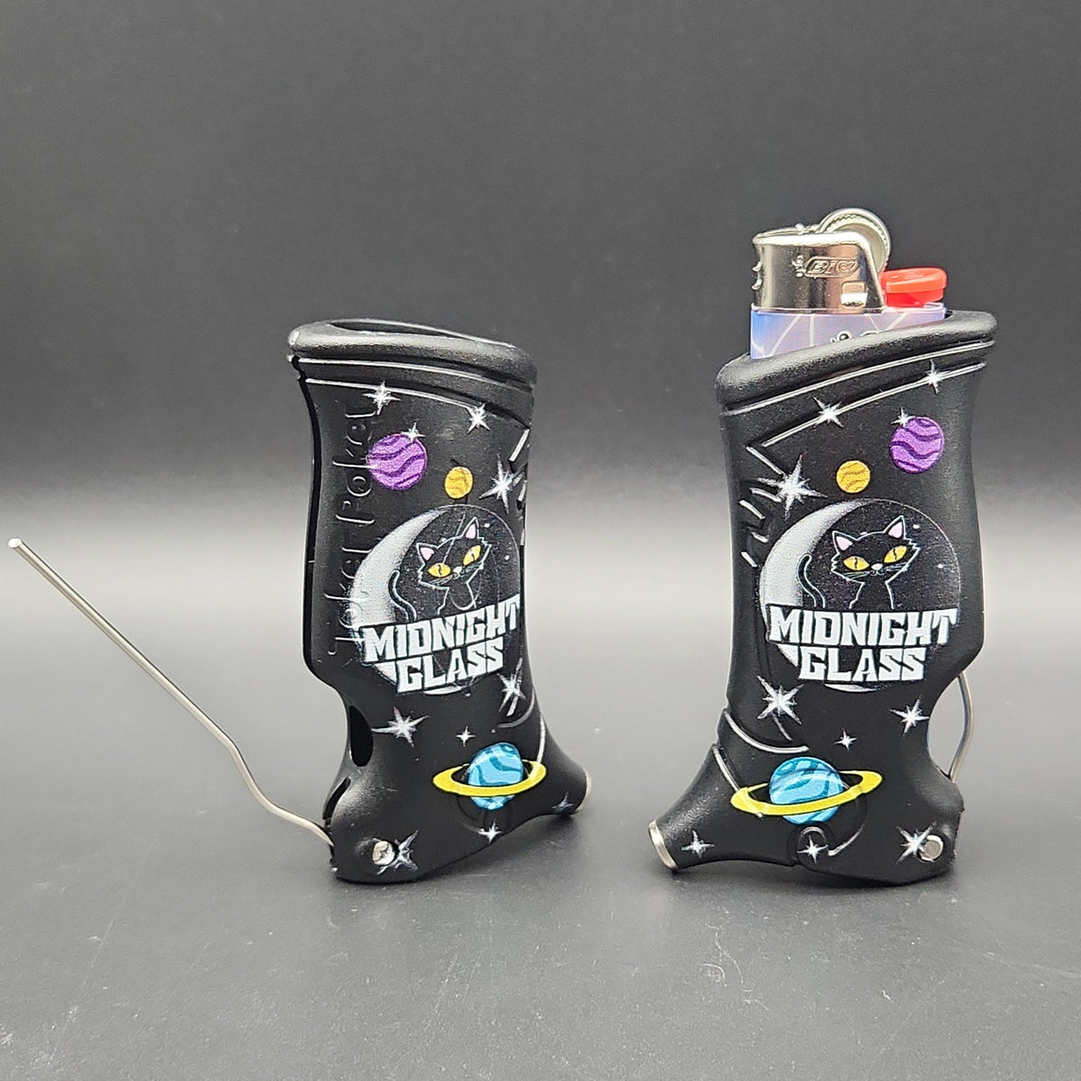 Midnight Glass Toker Poker Lighter Sleeve-Avernic Smoke Shop