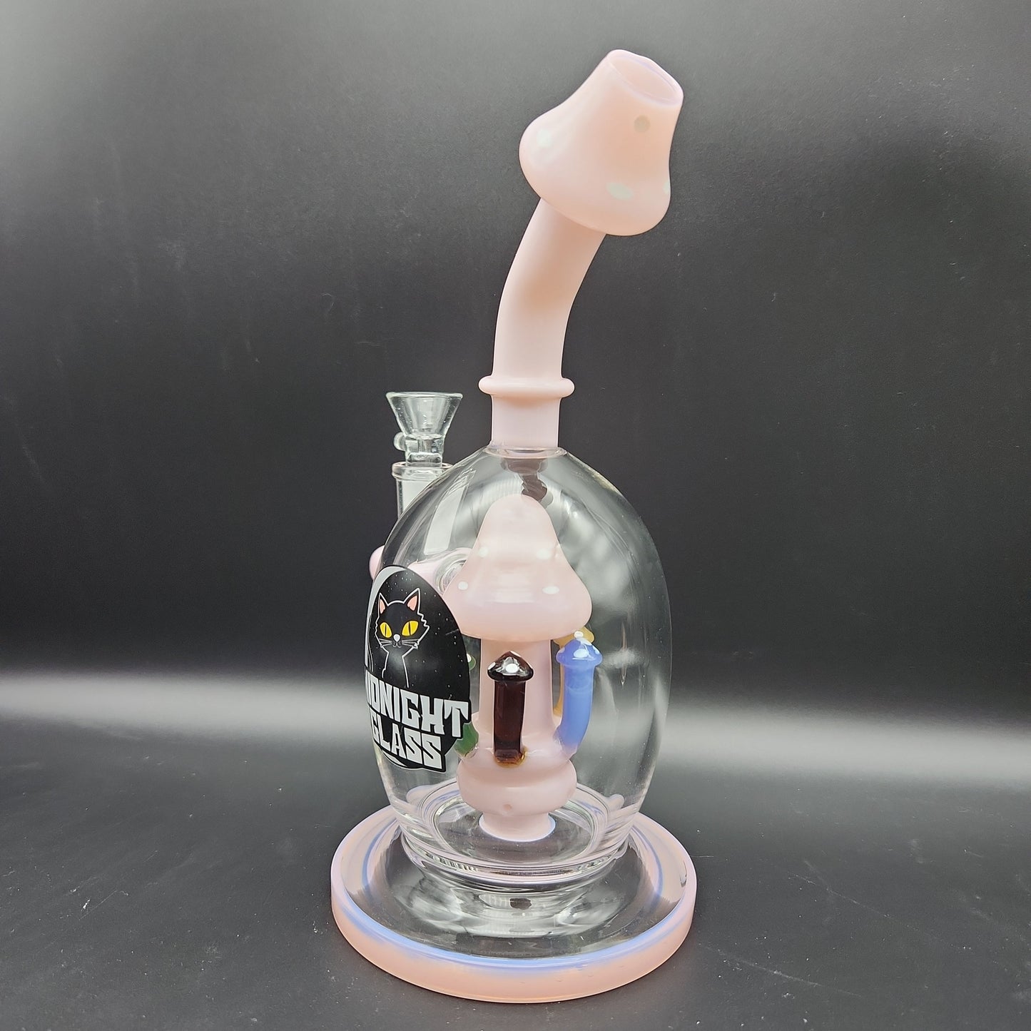 Midnights Mushrooms 9" Water Pipe-Avernic Smoke Shop