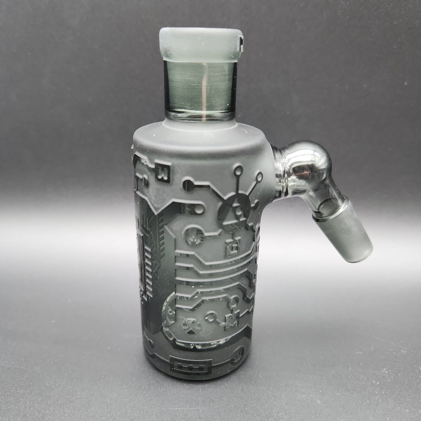Milkyway Glass "Circuit Board" Wet Ash Catcher 14mm - Smoke-Avernic Smoke Shop