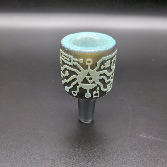 Milkyway Glass "Circuitboard: Shadow Art" Bowl 14mm-Avernic Smoke Shop