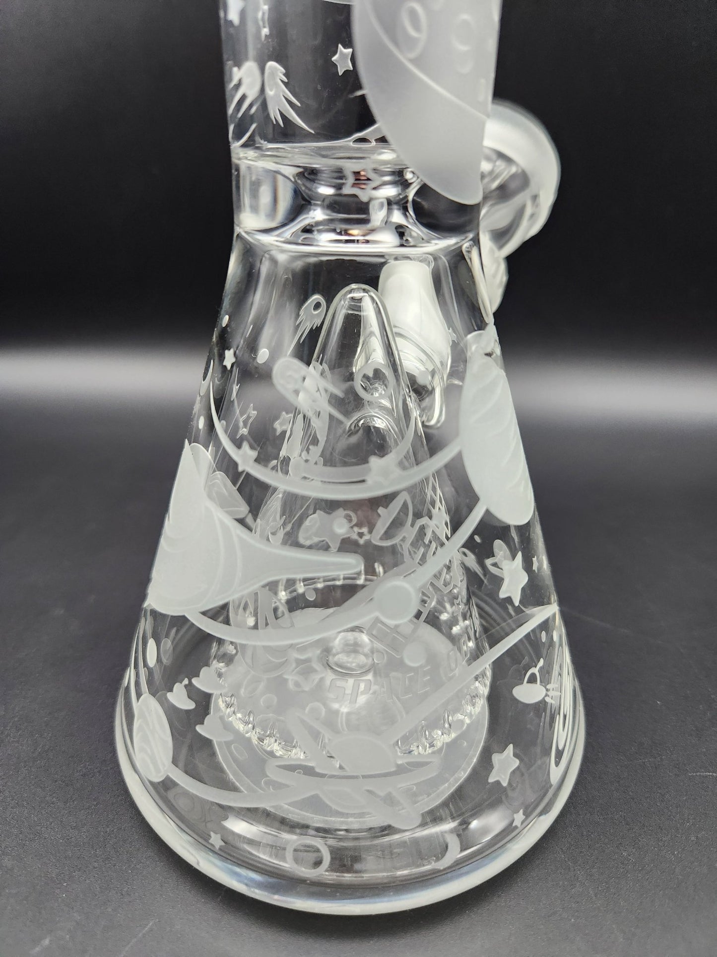 Milky Way Glass "Space Odyssey in 3D" 11" Beaker - Meech Madness Smoke Shop