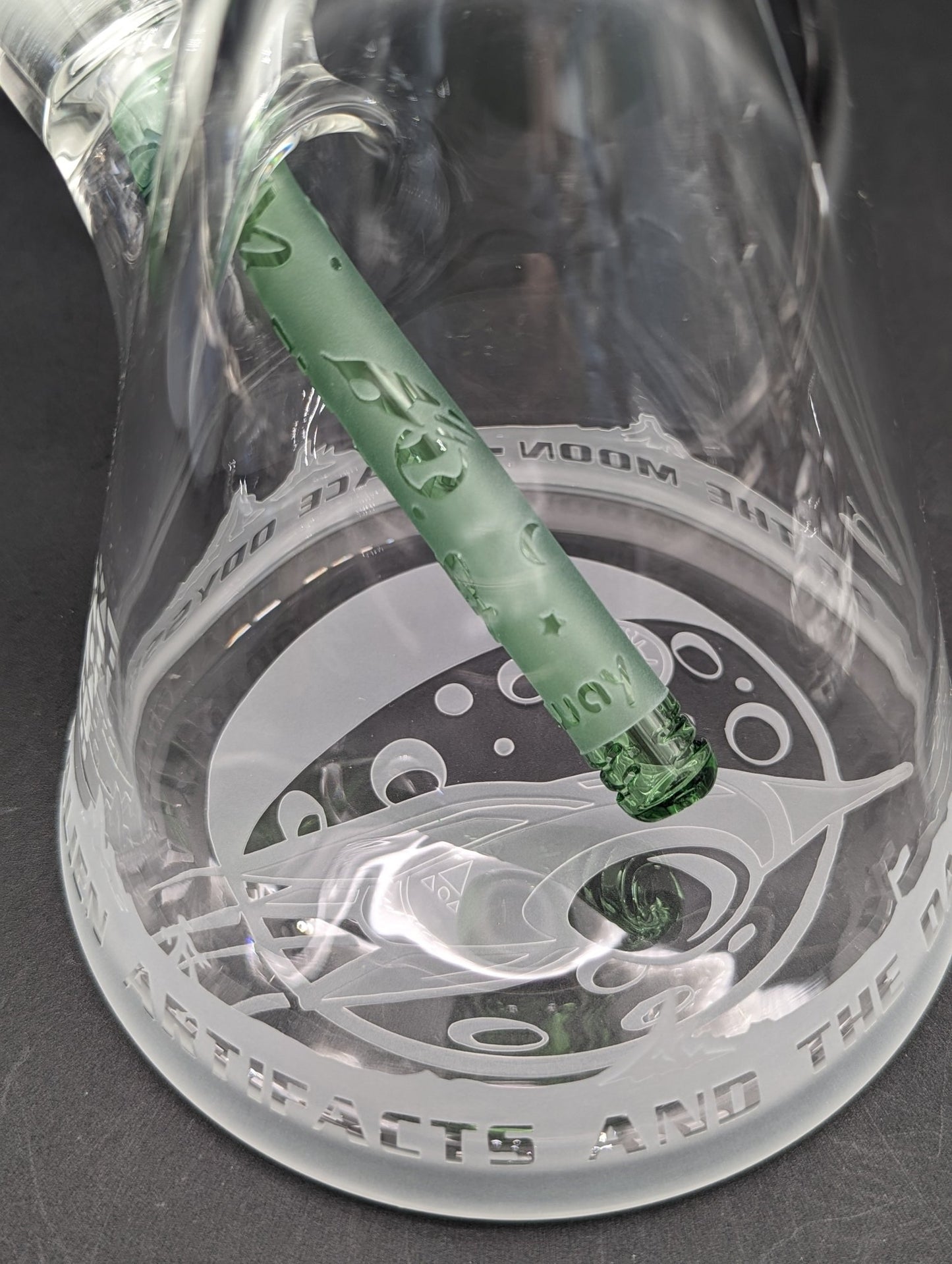Milkyway Glass "Alien Artifacts" 16″ Beaker Bong - Meech Madness Smoke Shop