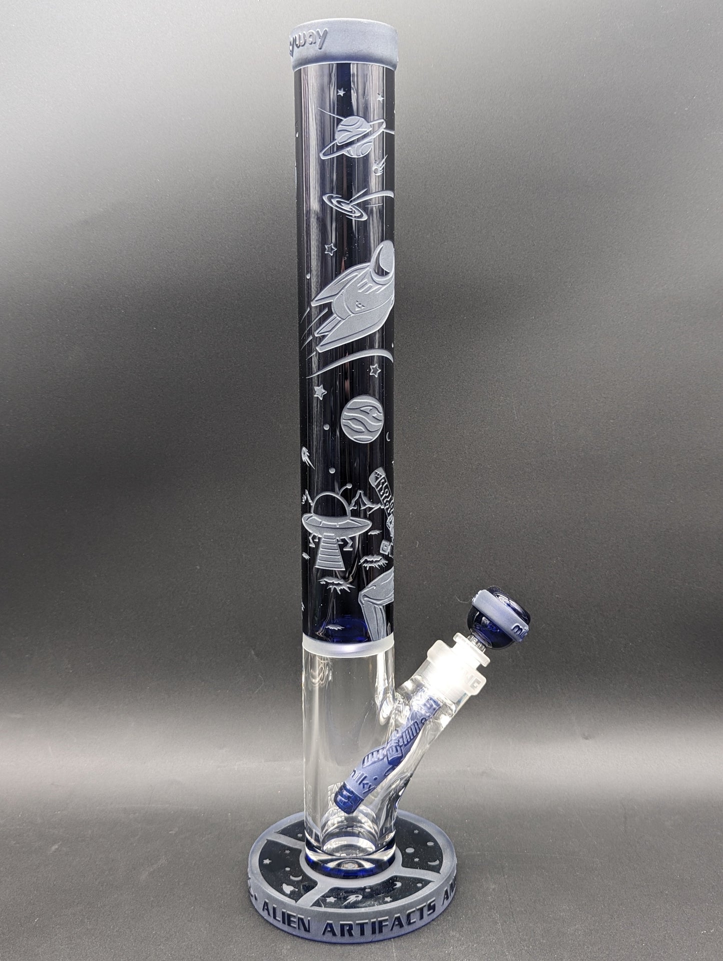 Milkyway Glass "Alien Artifacts" 18″ Straight Tube-Avernic Smoke Shop
