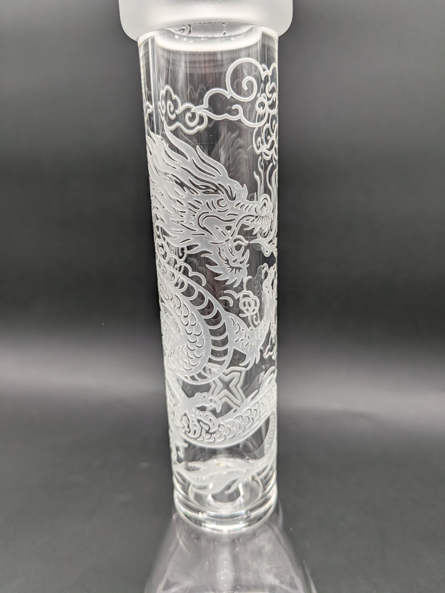 Milkyway Glass "Dragon Heart" 10″ Beaker Bong-Avernic Smoke Shop