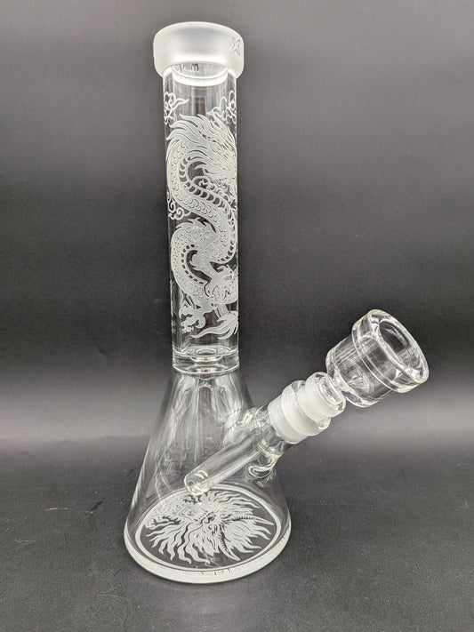 Milkyway Glass "Dragon Heart" 10″ Beaker Bong-Avernic Smoke Shop