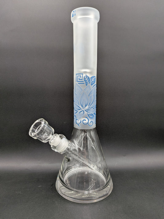 Milkyway Glass "Lotus X" 14" Beaker Bong-Avernic Smoke Shop