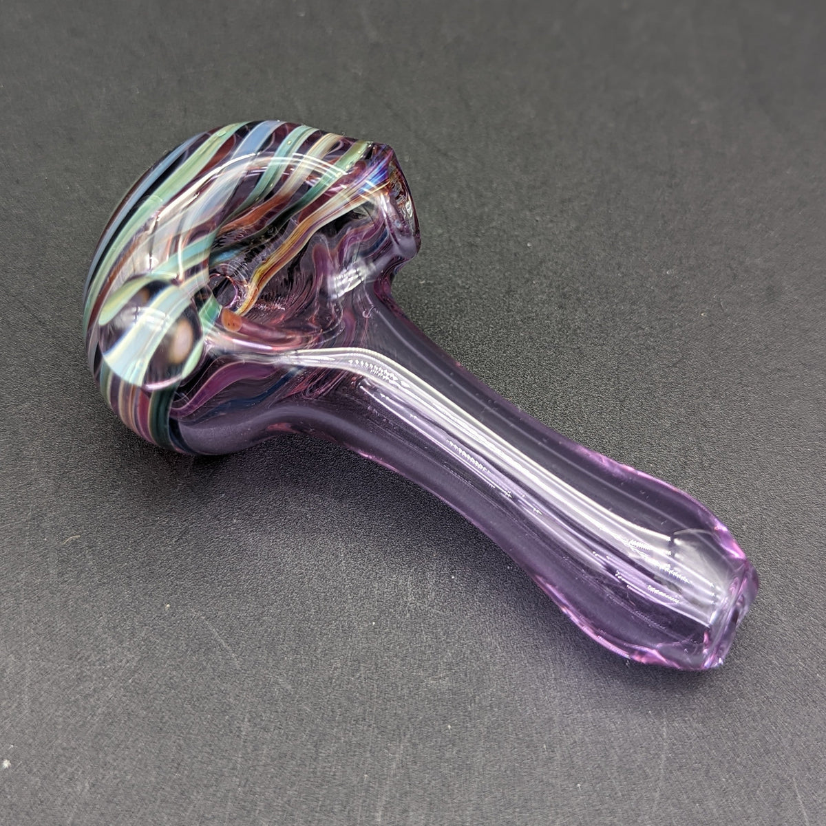 Mini Spiral Spoon Pipes - Reading Glass Militia-Meech Madness Smoke Shop