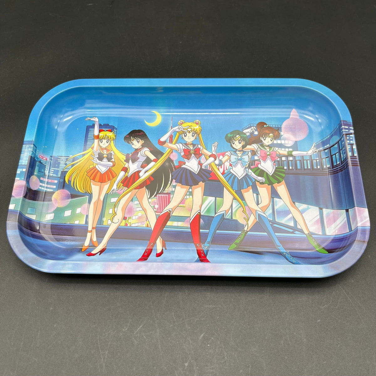 Moon Ladies Metal Rolling Tray | 11"x7"