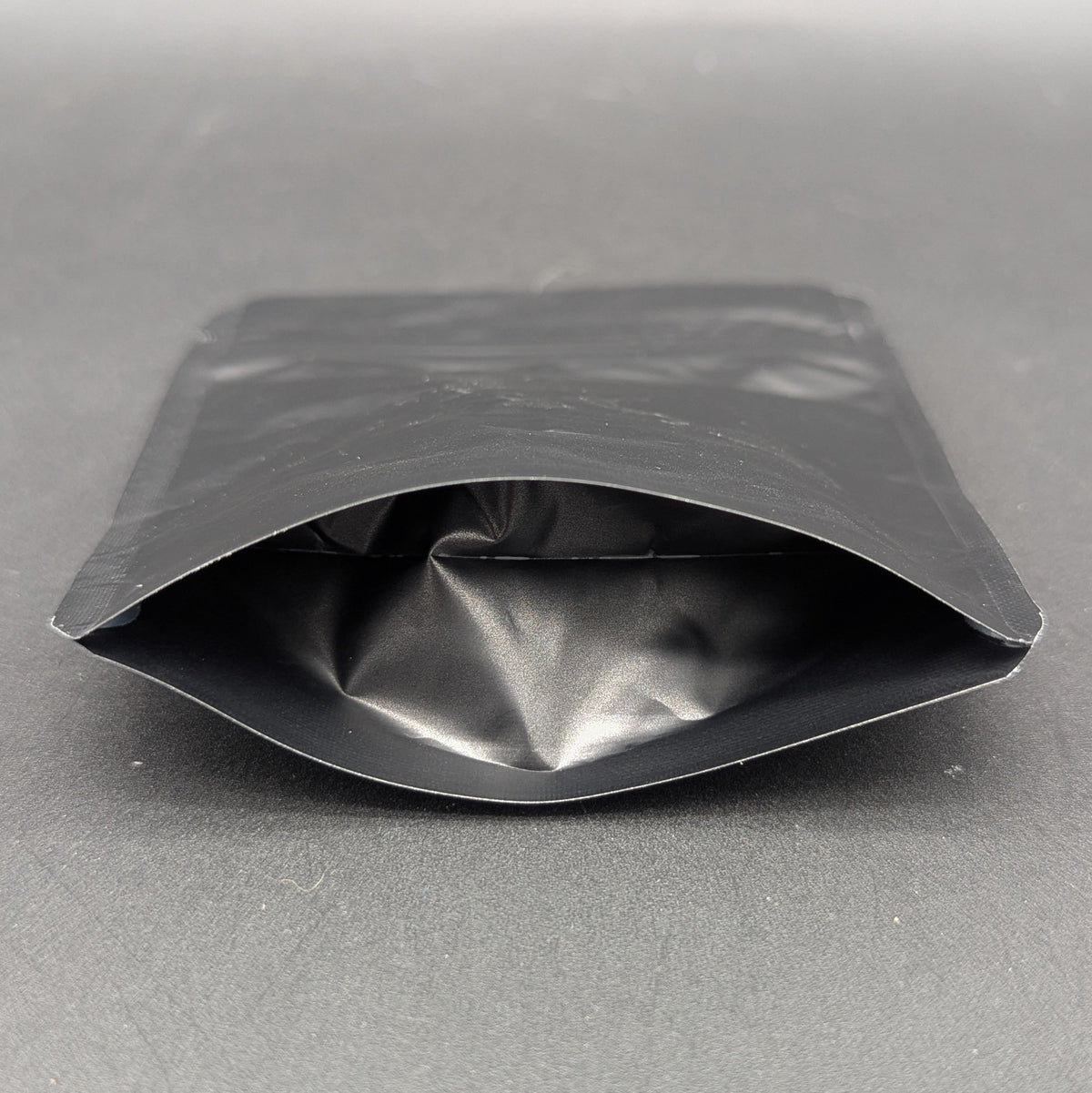 Mylar Bag Matte Black/Black- 1/8 (3.5g)-Meech Madness Smoke Shop