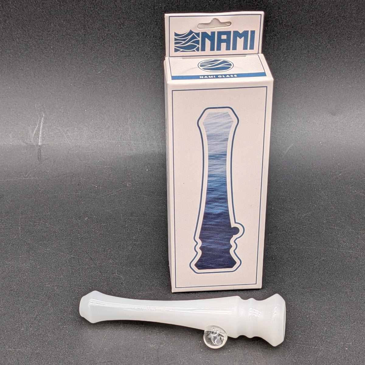 Nami Ripple Glass Chillum | 3.25"