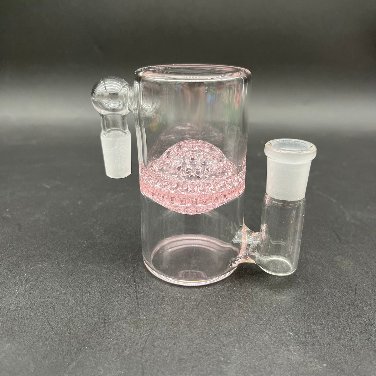 Netted Disc Wet Ash Catcher 14mm 90 Degrees-Meech Madness Smoke Shop