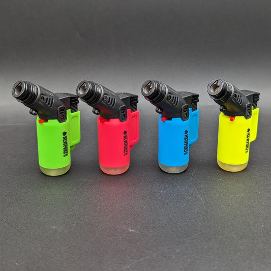 Newport Neon Torch Lighter | 2.9" | Assorted Colors-Avernic Smoke Shop