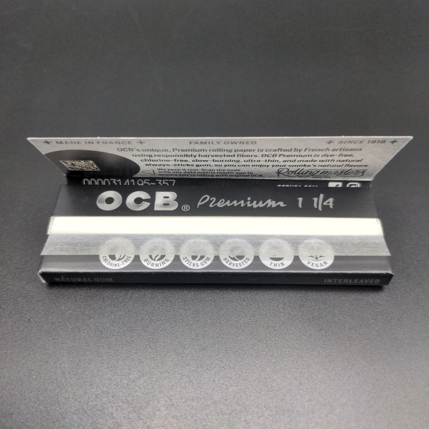 OCB Premium 1 1/4 Rolling Paper-Meech Madness Smoke Shop
