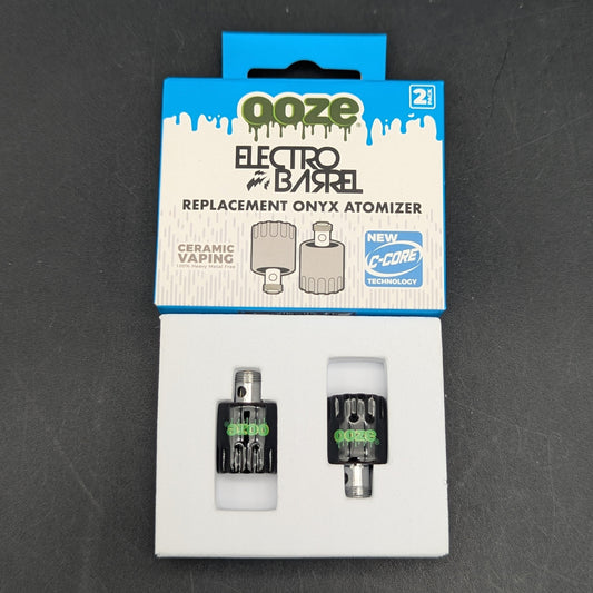 Ooze Electro Barrel Onyx Atomizer Replacement 2-Pack-Meech Madness Smoke Shop