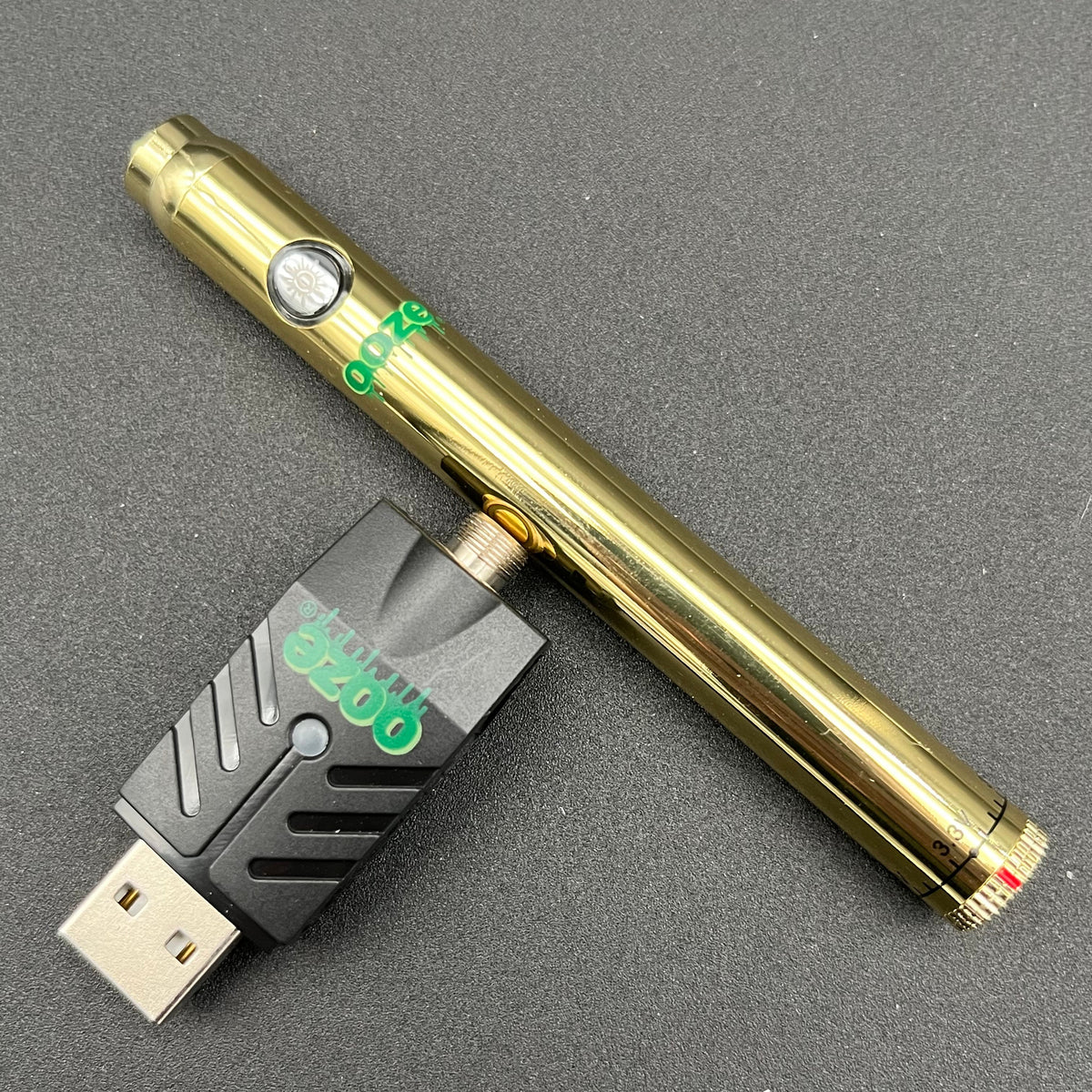 Ooze Slim Twist Battery w Charger - 4" | 320mAh-Avernic Smoke Shop