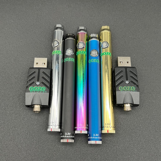 Ooze Slim Twist Battery w Charger - 4" | 320mAh-Avernic Smoke Shop