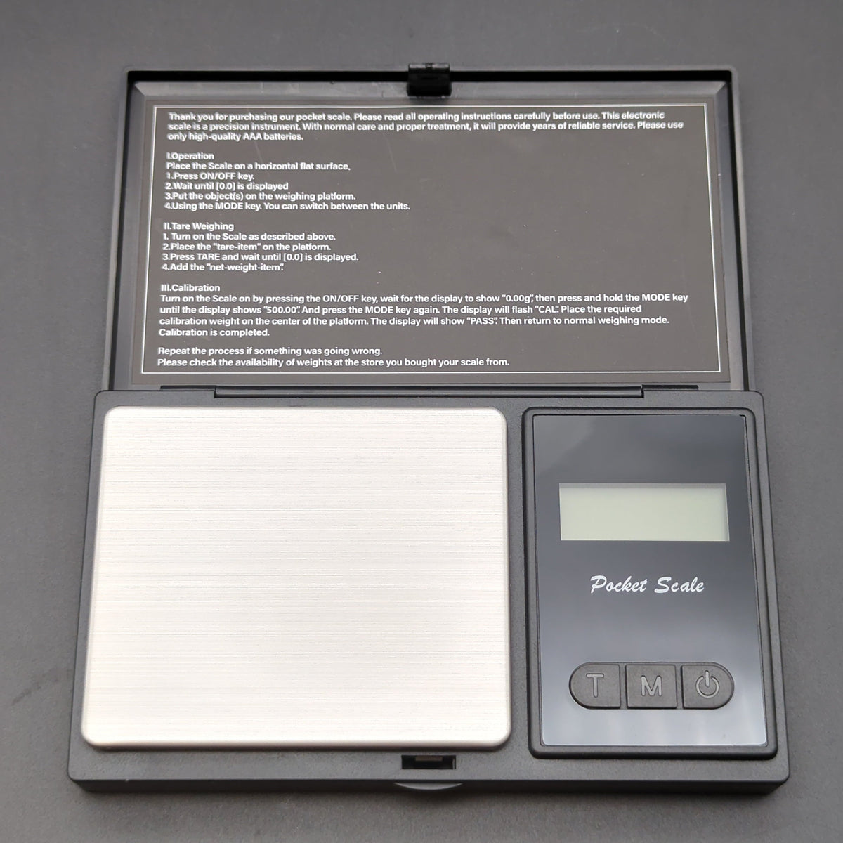 Optical Illusion Pocket Scale w/ Lid 500g x .01g-Meech Madness Smoke Shop