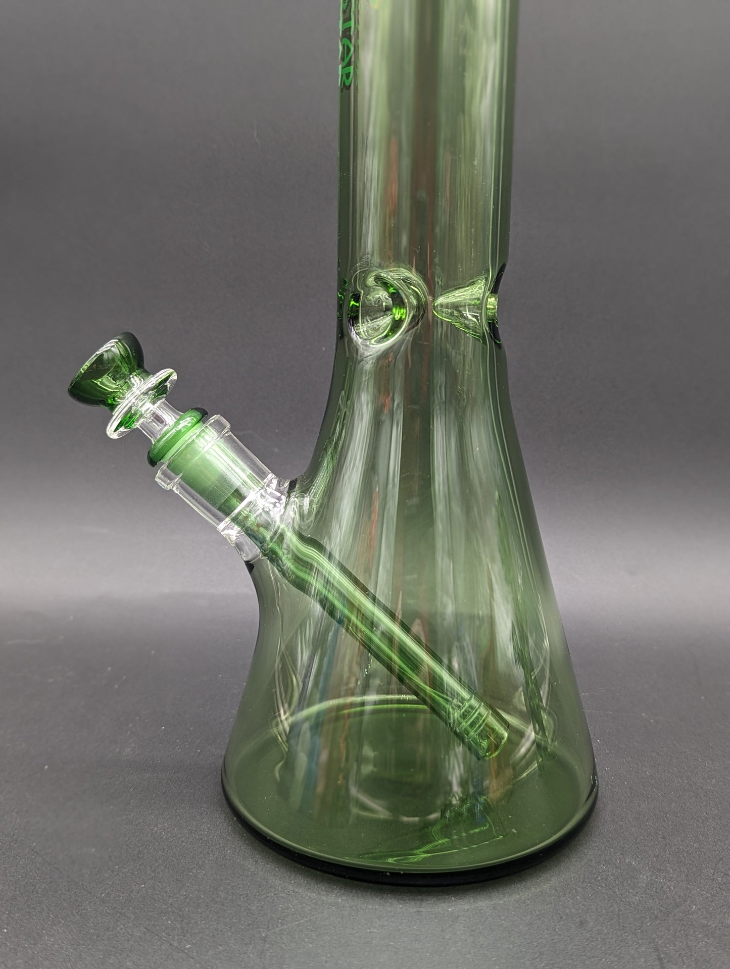 Phoenix 18" Green Beaker Bong - Meech Madness Smoke Shop
