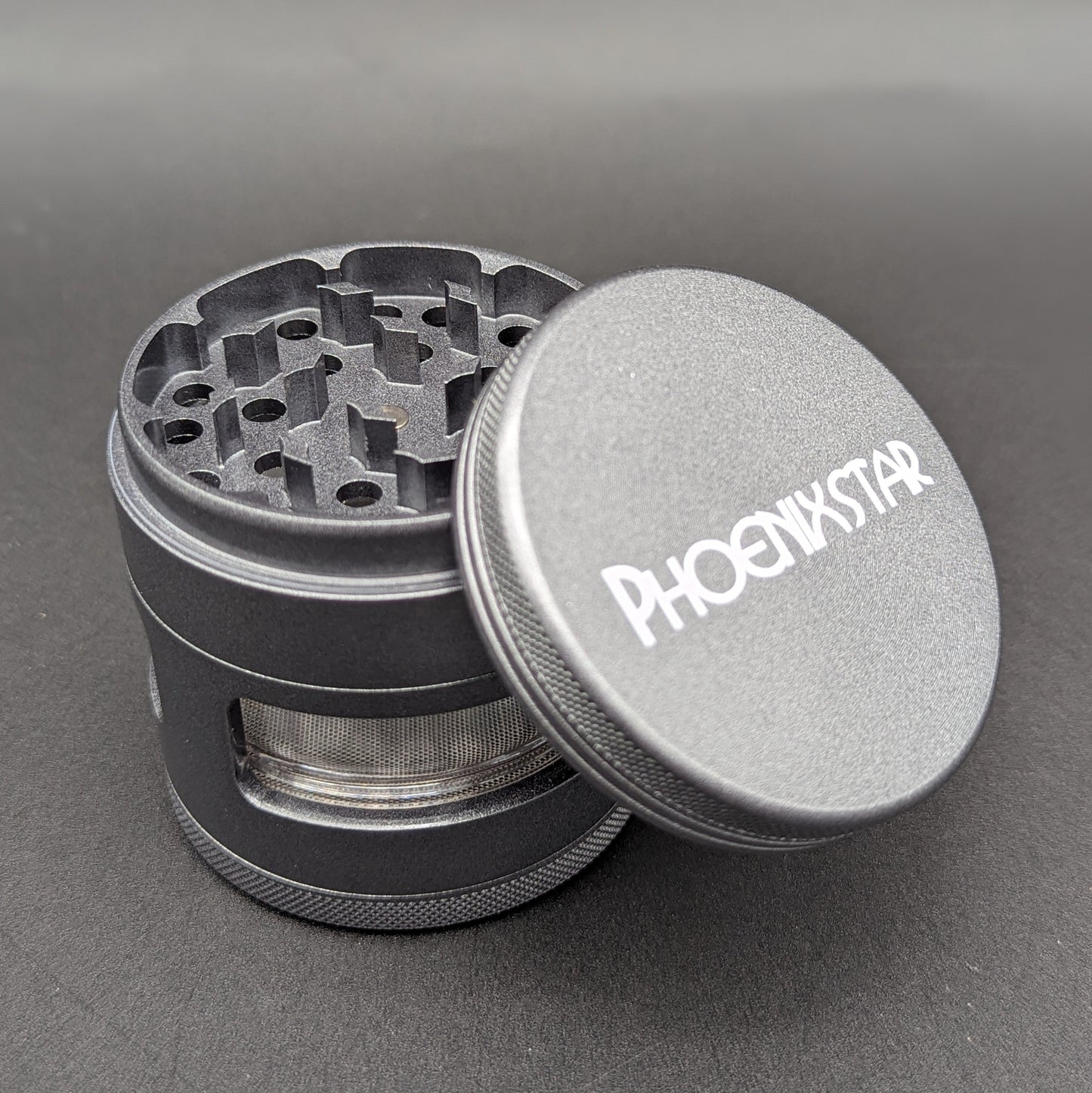 Phoenix 2.5" 4 Stage Grinder w/ Window-Avernic Smoke Shop