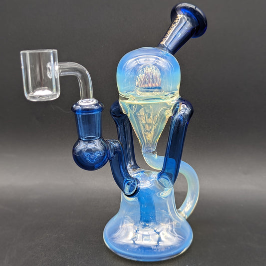 Phoenix Fumed 7" Marble Recycler Dab Rig-Avernic Smoke Shop
