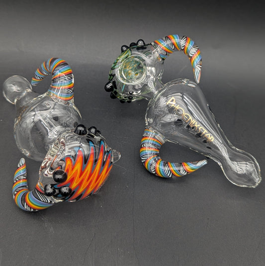Phoenix Helix Airflow Worked Pipe-Meech Madness Smoke Shop