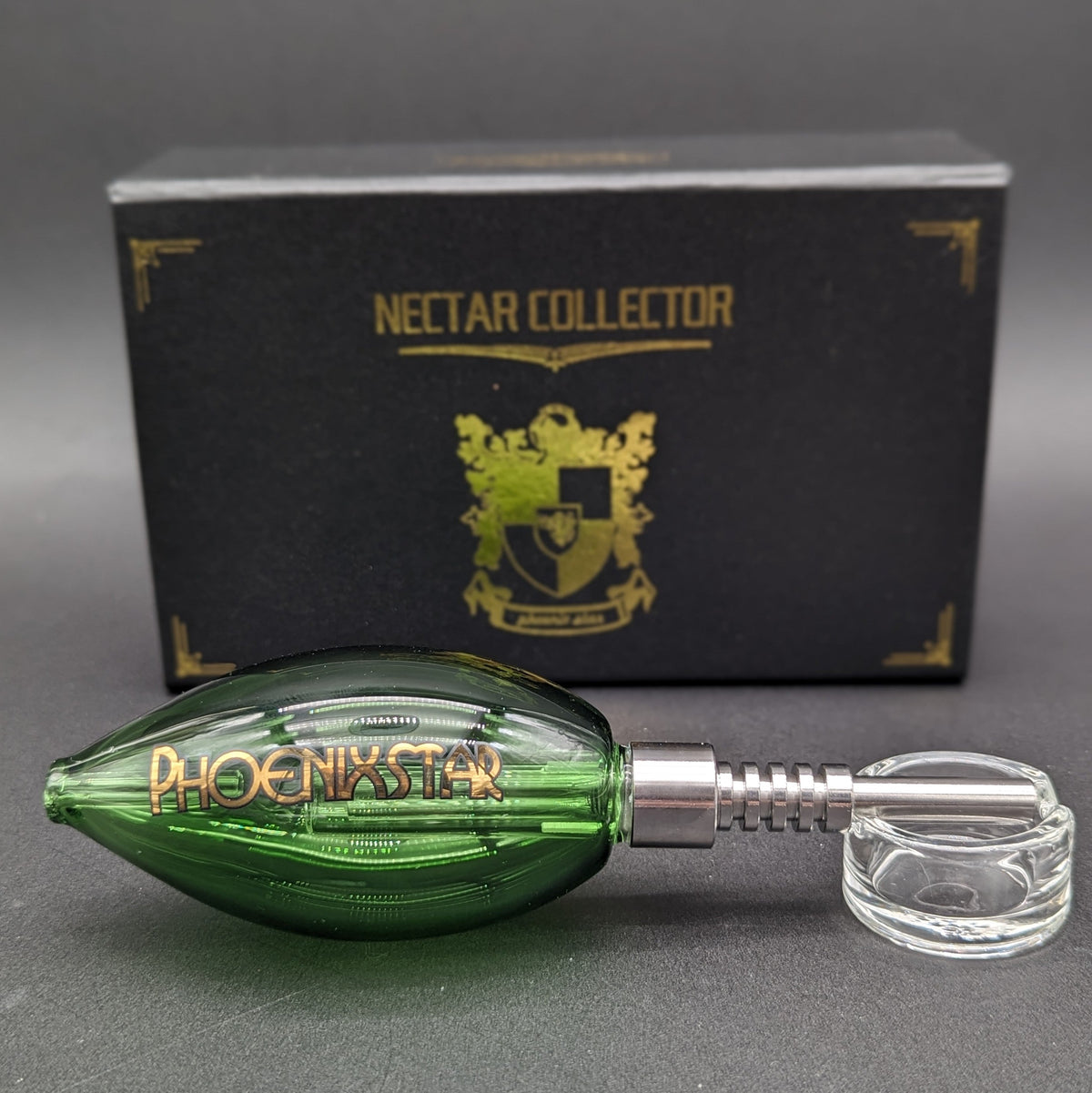 Phoenix Lightbulb Threaded Nectar Collector Set-Meech Madness Smoke Shop