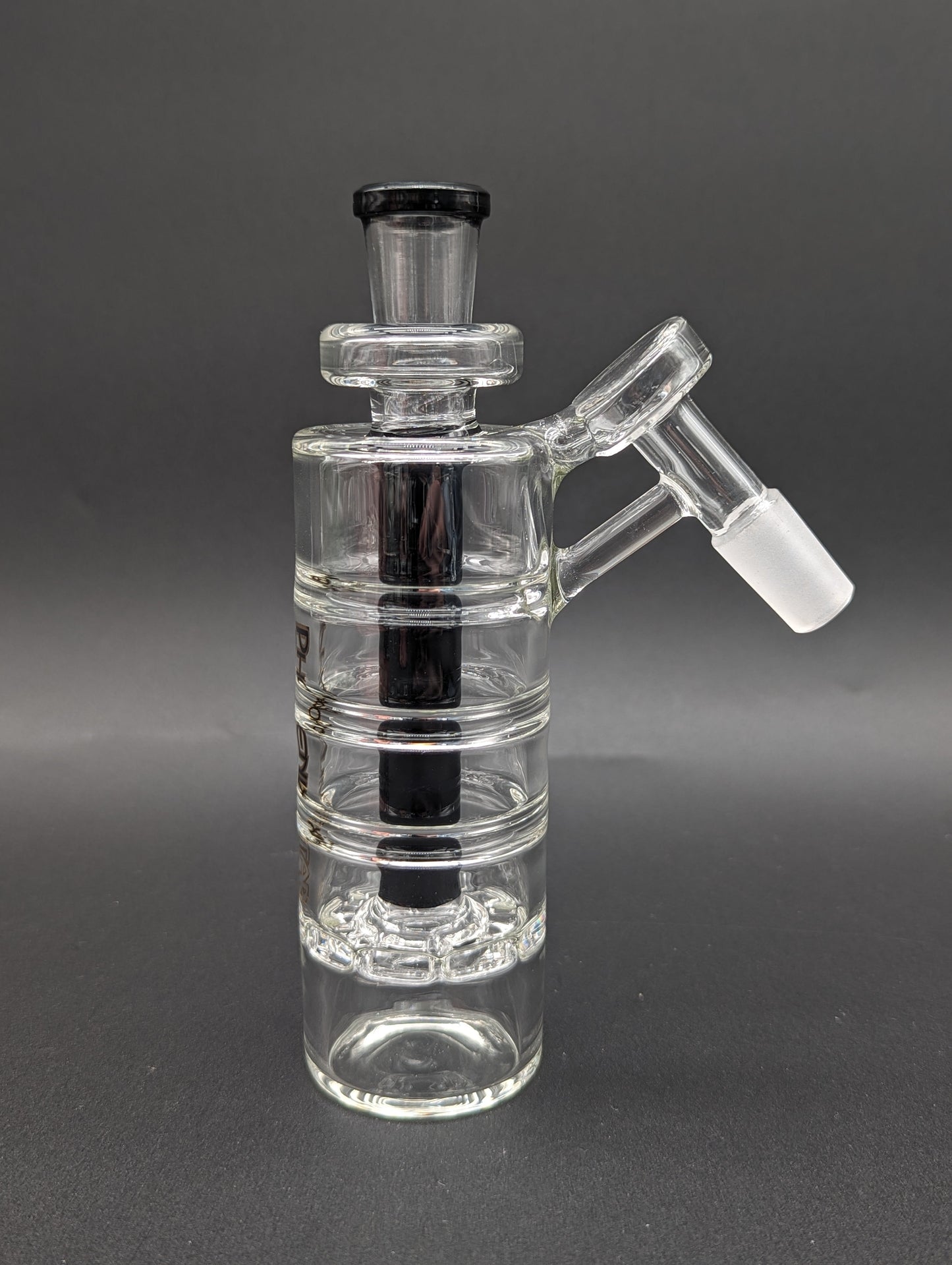 Phoenix Ribbed Ash Catcher with Perc 14mm 45°-Avernic Smoke Shop