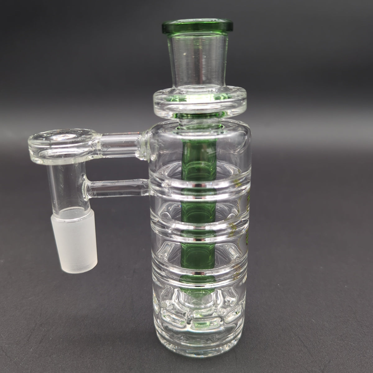 Phoenix Ribbed Ash Catcher with Perc 18mm 90°-Avernic Smoke Shop