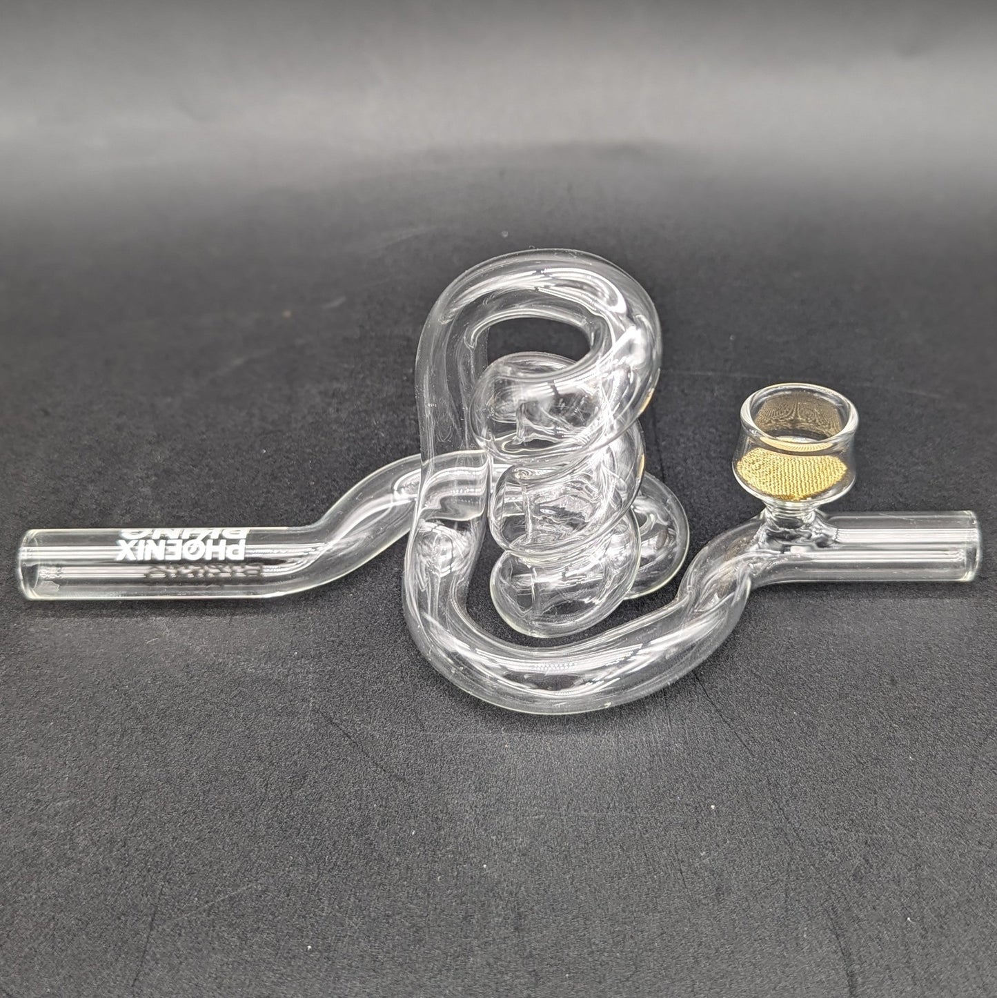 Phoenix Rising Upward Spiral Hand Pipe | 7" - Meech Madness Smoke Shop