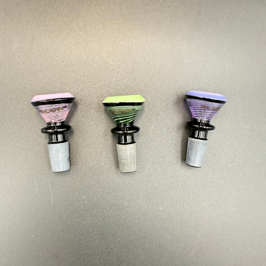 Phoenix Star 14mm Striped Bowl Slide - Meech Madness Smoke Shop