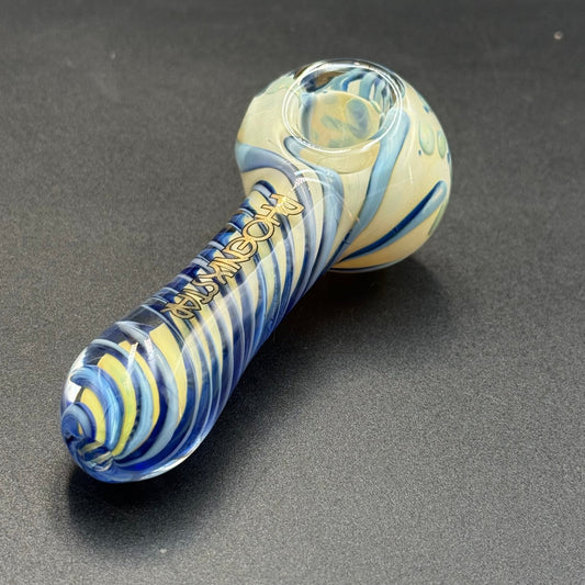 Phoenix Star Glass Spoon Pipe - Meech Madness Smoke Shop