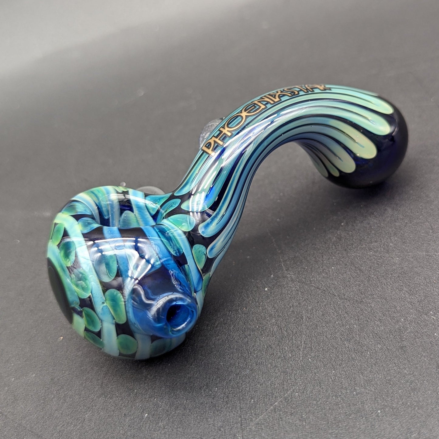 Phoenix Studded Sherlock 4.25" Pipe - Meech Madness Smoke Shop