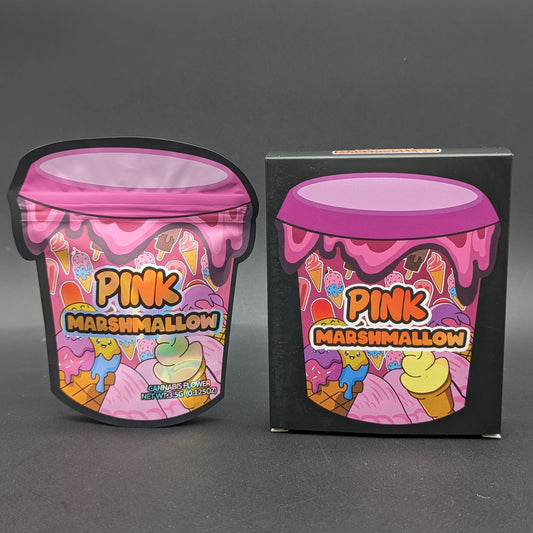 Pink Marshmallow 3.5g Bag or Box – Sold Separately-Meech Madness Smoke Shop