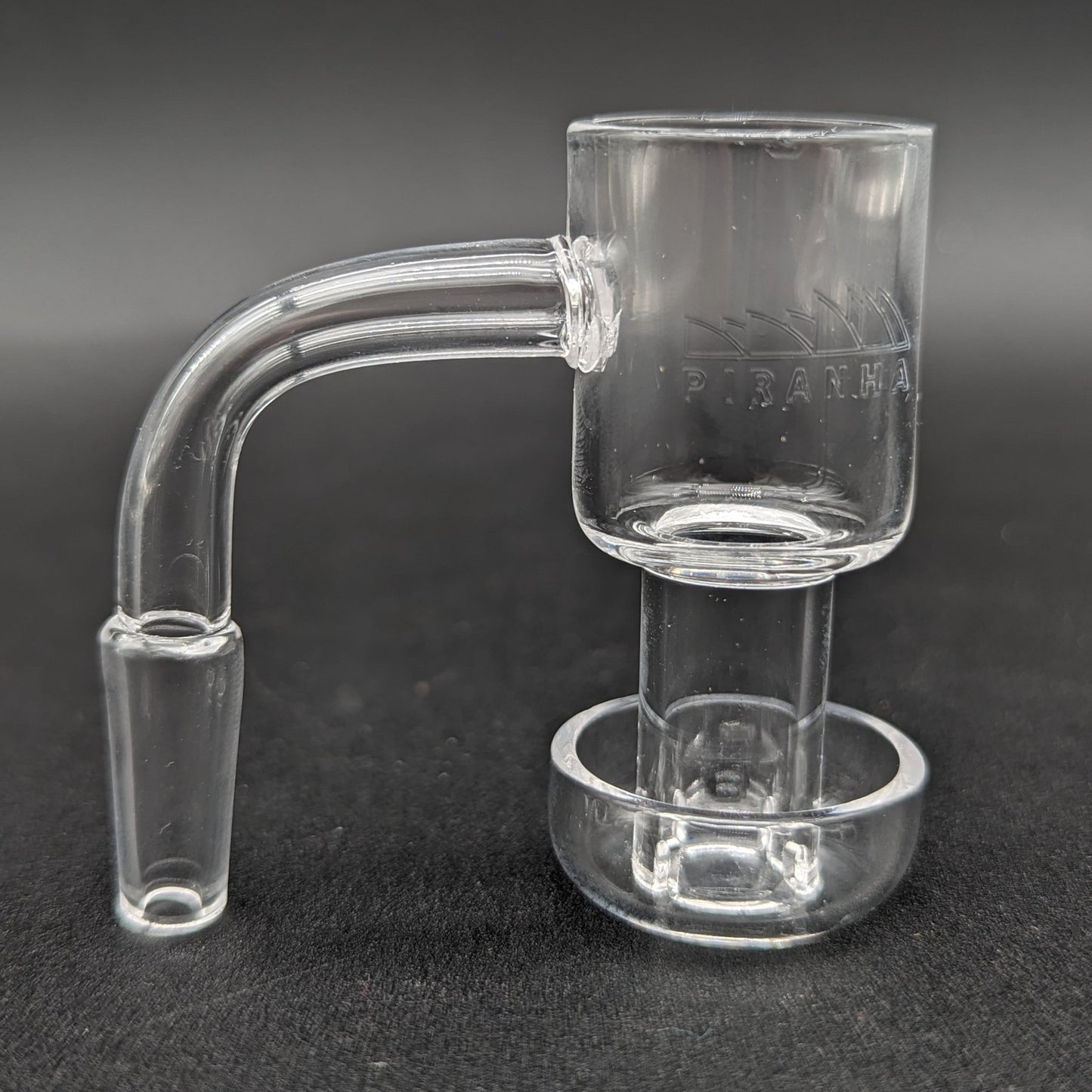 Piranha Terp Vacuum Quartz Banger | 10mm M | 90 Degree - Meech Madness Smoke Shop