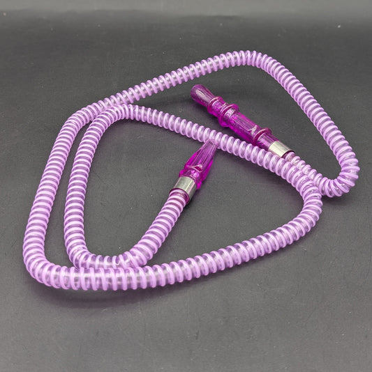 Plastic Tip Purple Hookah Hose-Meech Madness Smoke Shop