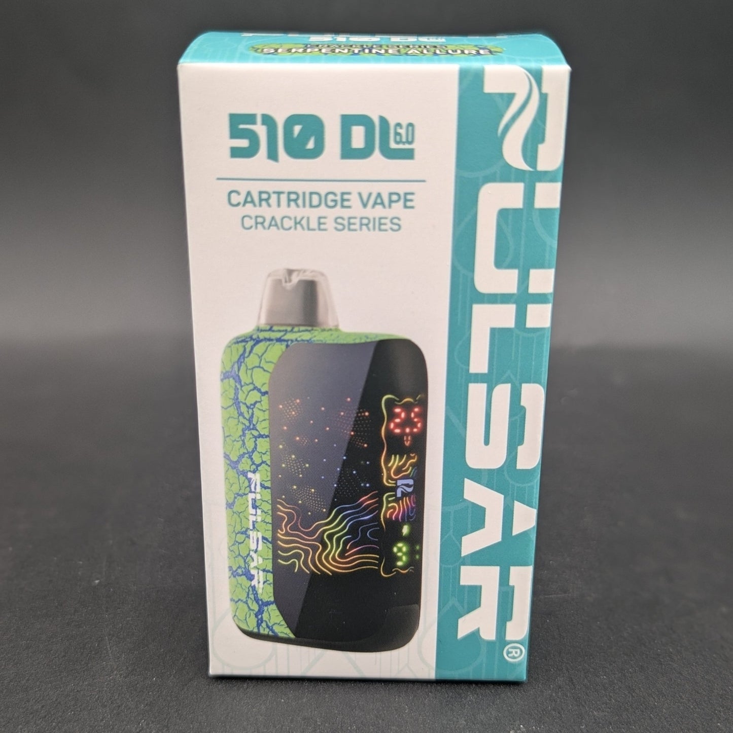 Pulsar 510 Discrete LCD Screen Vape Bar | Crackle Series - Meech Madness Smoke Shop