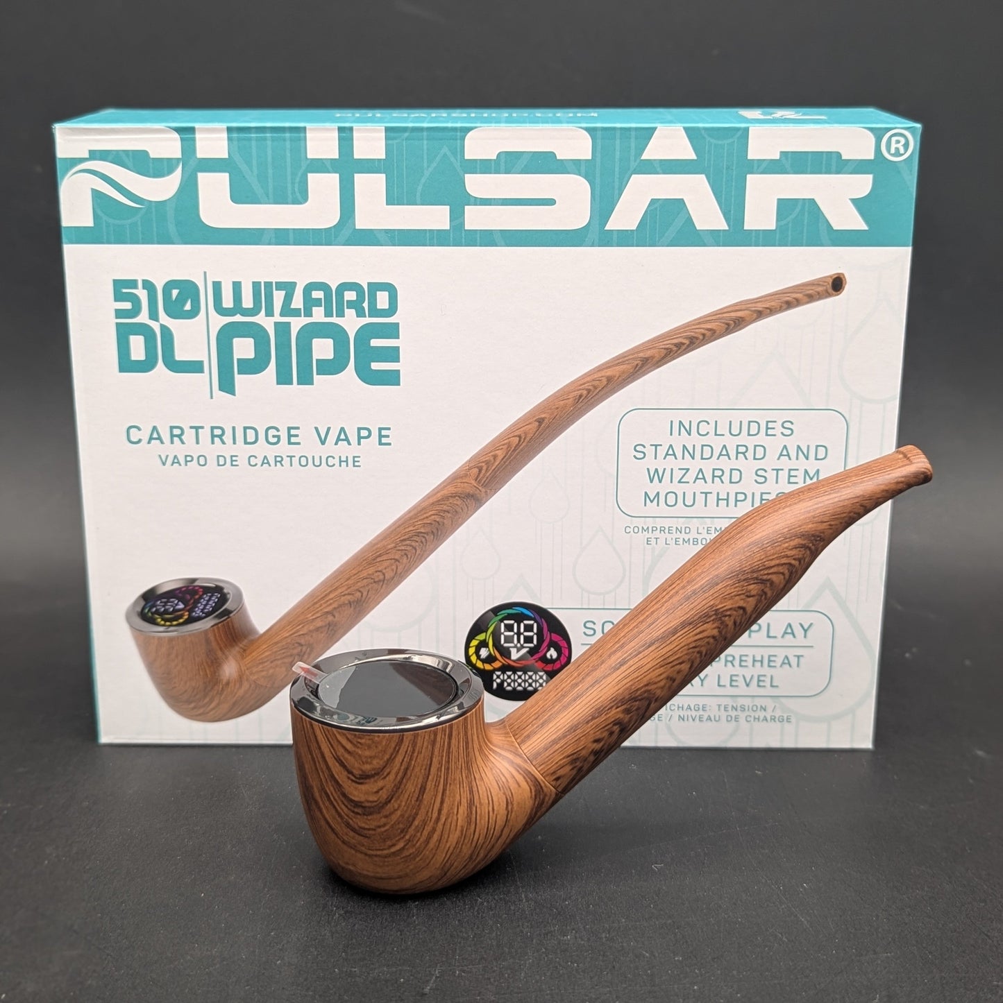 Pulsar 510 DL Wizard Pipe Variable Voltage Cart Vape | 650mAh-Avernic Smoke Shop