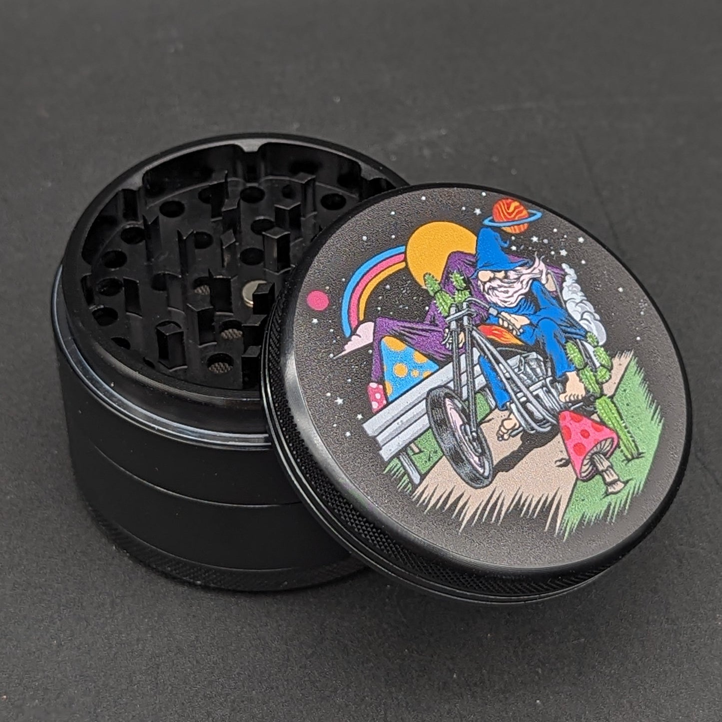 Pulsar Artist Series Grinder | Trippy Trip | 4pc | 2.5"-Avernic Smoke Shop
