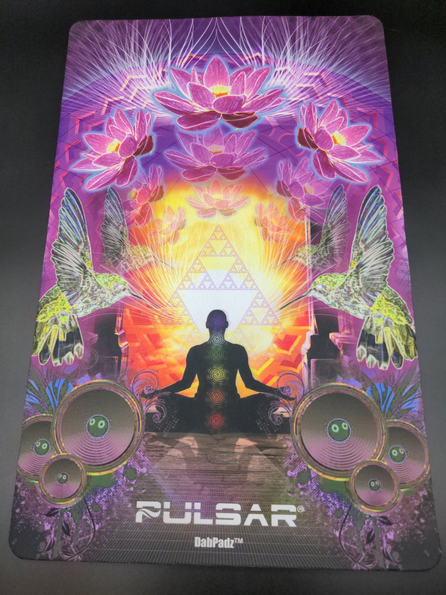 Pulsar DabPadz "Sound of Silence" 10" x 16" - Meech Madness Smoke Shop